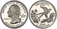 2008-S 25C Oklahoma Silver PR69DCAM
