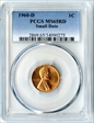 1960-D 1C Small Date MS65RD