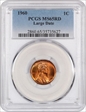 1960 1C Large Date MS65RD