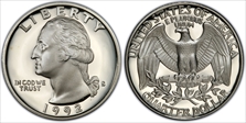 1992-S 25C Silver PR69DCAM