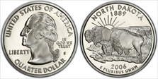 2006-S 25C North Dakota Silver PR69DCAM