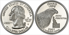 2007-S 25C Idaho Silver PR69DCAM