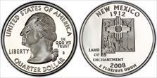 2008-S 25C New Mexico Silver PR69DCAM