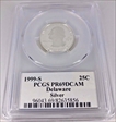 1999-S 25C Delaware Silver PR69DCAM