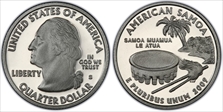 2009-S 25C American Samoa Silver PR69DCAM