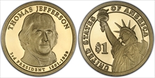 2007-S $1 Thomas Jefferson PR69DCAM