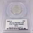 2009-S 25C U.S. Virgin Islands Silver PR69DCAM