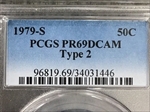 1979-S 50C Type 2 PR69DCAM