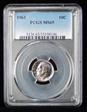 1963 10C MS65+