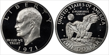 1971-S $1 Silver PR69DCAM