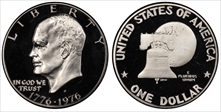 1976-S $1 Silver PR69DCAM