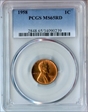 1958 1C MS65RD