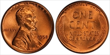 1958 1C MS65RD