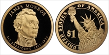 2008-S $1 James Monroe PR69DCAM
