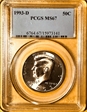 1993-D 50C MS67