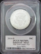 2014-S 50C Enhanced - Silver First Strike Moy Signature MS70PL