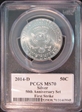 2014-D 50C Silver First Strike Moy Signature MS70