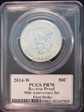 2014-W 50C Reverse Proof First Strike Moy Signature PR70