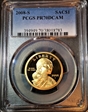 2008-S SAC$1 PR70DCAM