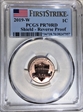 2019-W 1C Shield - Reverse Proof First Strike PR70RD