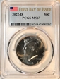 2022-D 50C First Day of Issue MS67