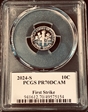 2024-S 10C First Strike Cleveland Eagle with sun PR70DCAM