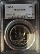 1987-P 50C MS67