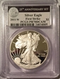2011-W $1 Silver Eagle 25th Anniversary Set First Strike PR70DCAM