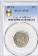 1917-S 5C AU58