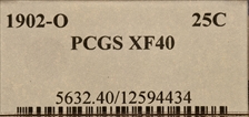 1902-O 25C XF40
