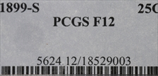1899-S 25C F12