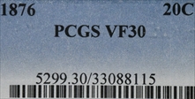 1876 20C VF30