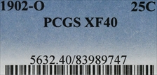 1902-O 25C XF40
