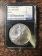 2017 $1 Silver Eagle Early Releases MS 70