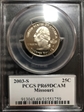 2003-S 25C Missouri PR69DCAM