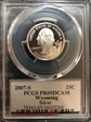 2007-S 25C Wyoming Silver PR69DCAM