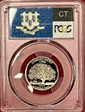 1999-S 25C Connecticut PR69DCAM