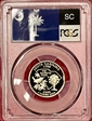 2000-S 25C South Carolina PR69DCAM