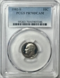 1982-S 10C PR70DCAM