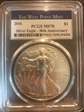 2016 $1 Silver Eagle  30th Anniversary MS70