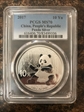 2017 10 Yn Panda Silver MS70