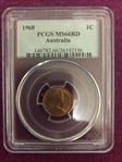1968 1C MS66RD