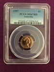 1987 1C MS67RD