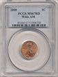 2000 1C Wide AM MS67RD