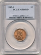 1945-S 1C MS66RD