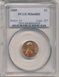 1969-D 1C MS65RD