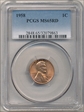 1958 1C MS65RD