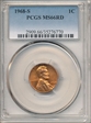 1968-S 1C MS66RD