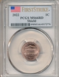 2022 1C Shield  First Strike MS66RD