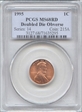 1995 1C Doubled Die Obverse MS68RD